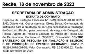 Read more about the article Publicado o Edital da Polícia Civil de Pernambuco com 445 vagas